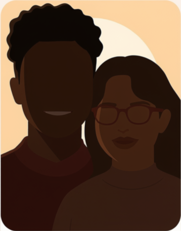 Couple illustration